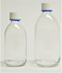 Peptone water 30 ml in 125 ml btl (EO), grey septum/silver screwcap