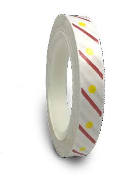 Tape, Red to Yellow, Carton, Hydrogen Peroxide, Type 1, 6 minutes,2.3