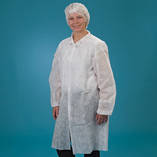 Visitors' coat studs Polypropylene, white, 50 gr/m², 2XL, latex free