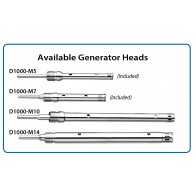 Optional generator, 10mm x 115mm saw tooth, for 15ml & 50ml tubes